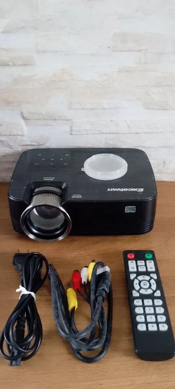 PROJETOR LED EXCELVAN MODELO Q06 Full HD(1080p) "NOVO" - Foto 2