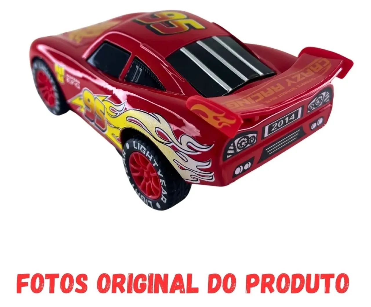 Carrinho De Metal Á Fricção Relâmpago Mcqueen  - Foto 5