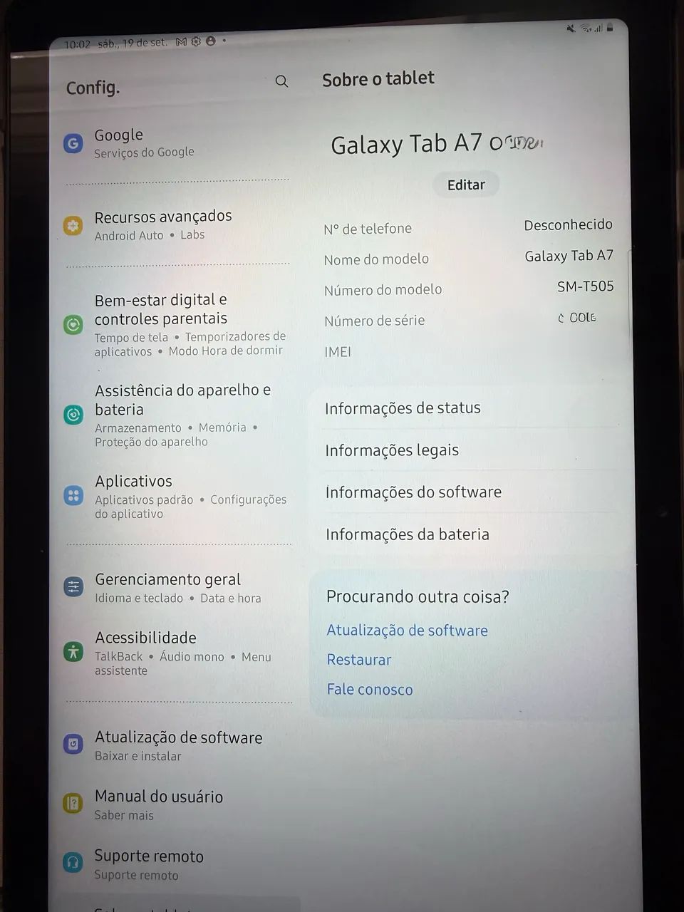 ? SAMSUNG GALAXY TAB A7 64GB ? SM-T505 - Foto 2