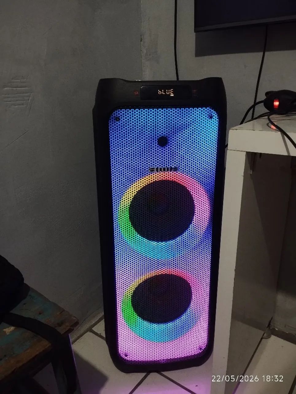 Caixa de som Aiwa partybox pb-06