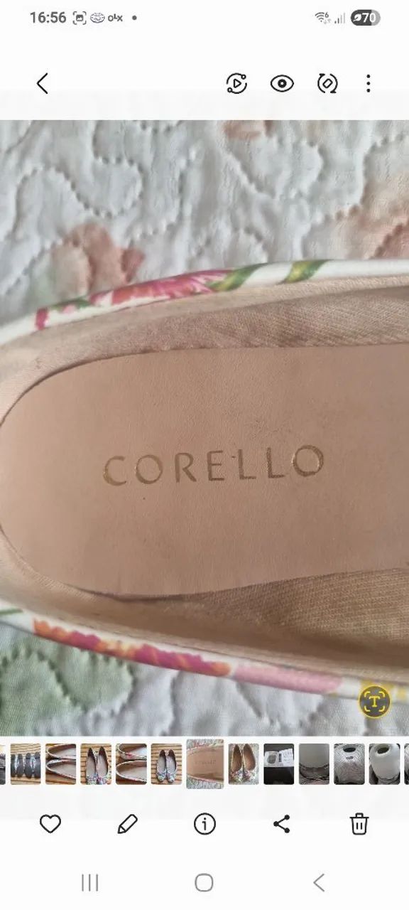 Sapato em couro Corello. Tenho um 36 e um 37 - Foto 2