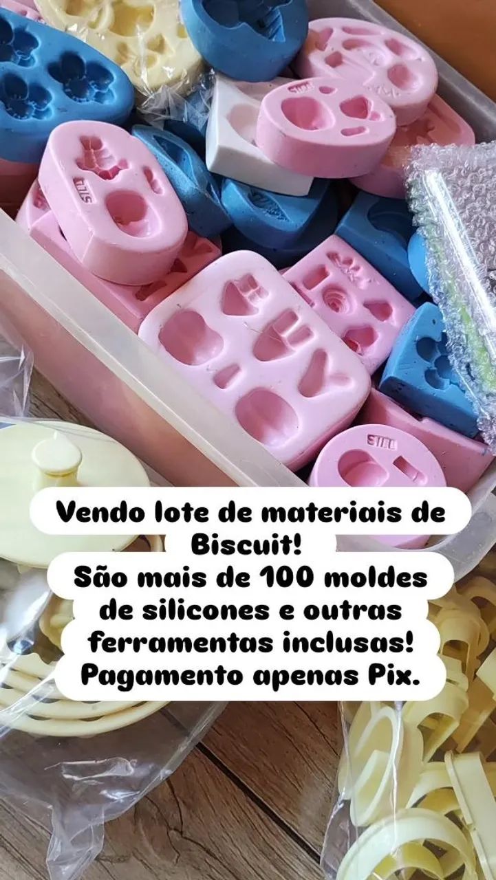 Materiais para trabalhar com biscuit