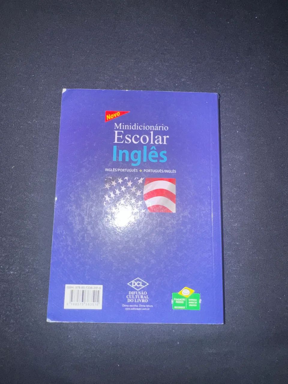 Minidicionário Escolar Inglês DCL - Edição Atualizada (Estado de Novo)65204105964545121
