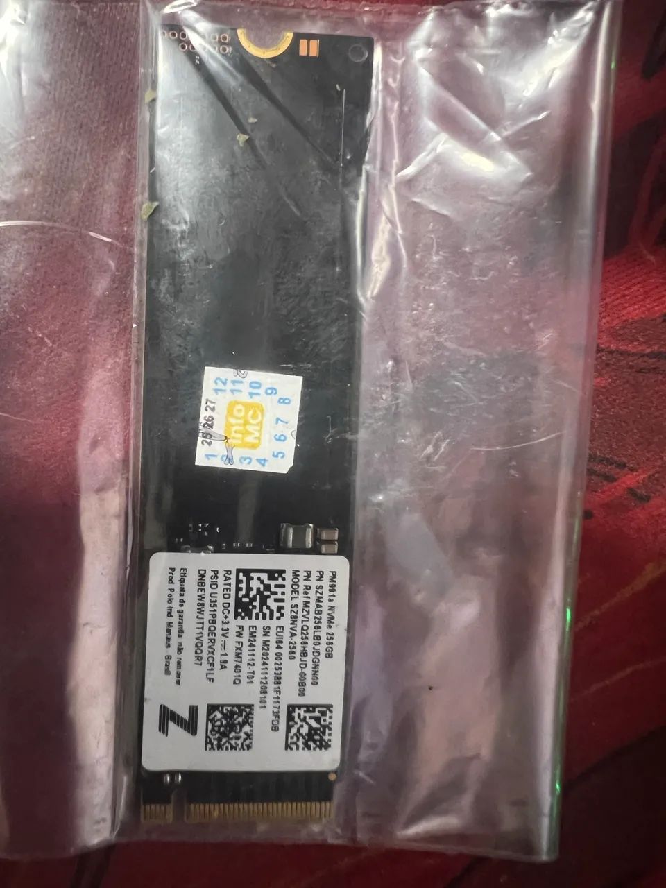 Ssd Nvme 250gb