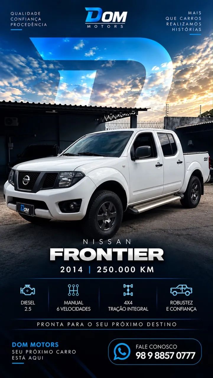 Nissan Frontier Frontier S CD 4x4 2.5 TB Diesel 2014