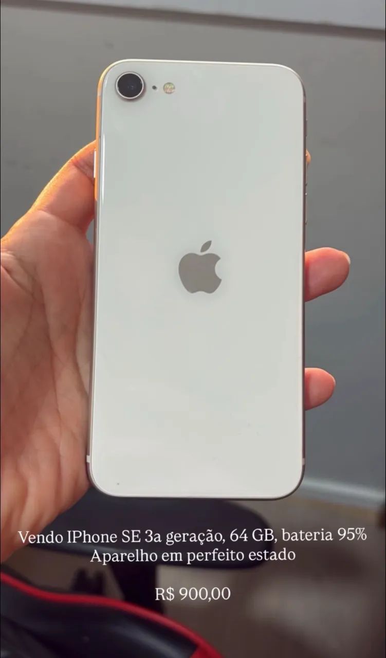 IPhone SE 3a geração 95% bateria - Foto 3