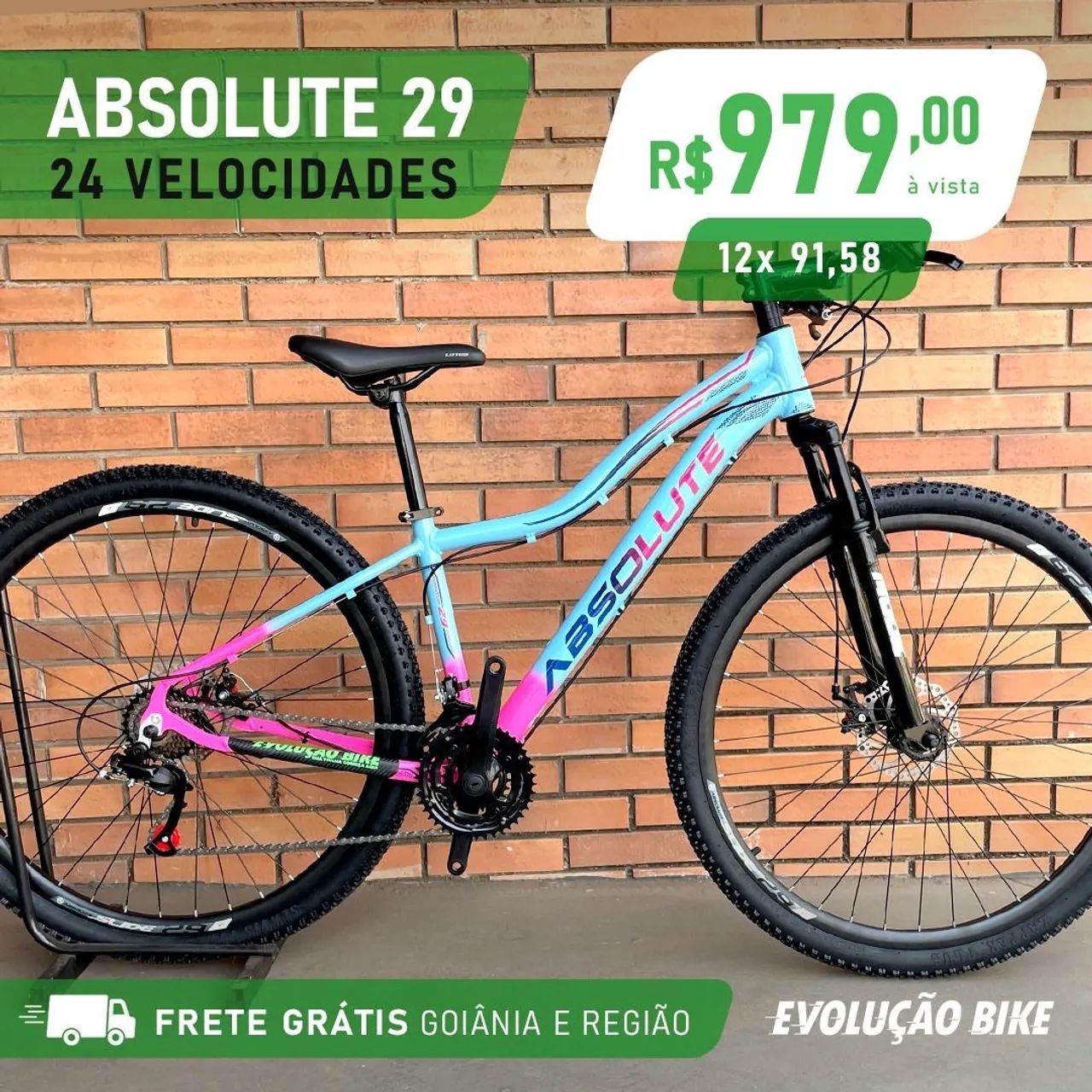 BICICLETA ABSOLUTE ARO 29 - FRETE GRÁTIS  - Foto 4