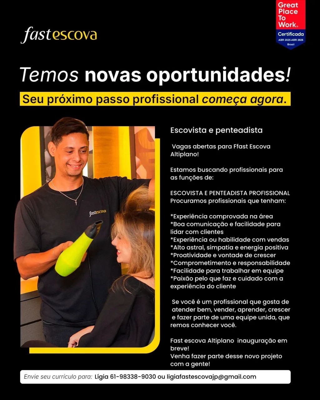 Cabeleireiro, maquiador, manicure e penteadista 