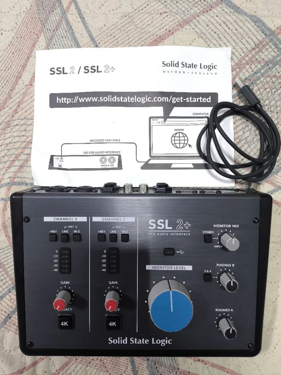 Interface de áudio Solid State SSL2+ Preto - Foto 2