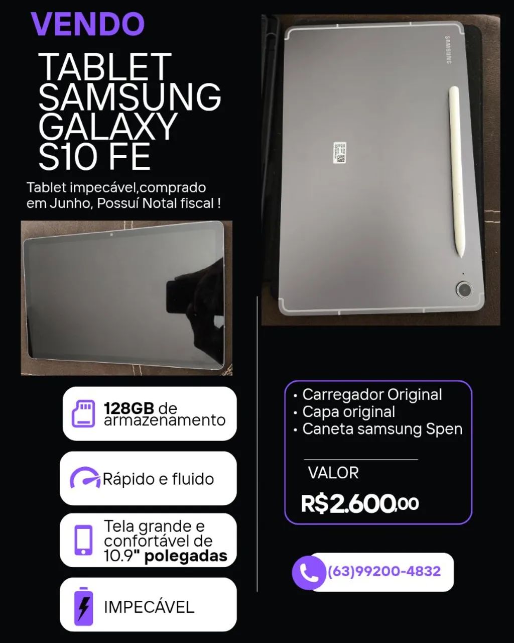 VENDO SAMSUNG GALAXY TAB S10 FE