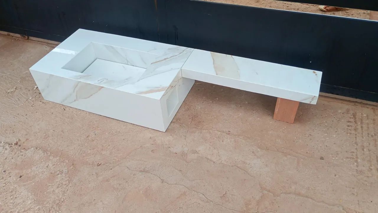 Pai esculpida com extensor e porta papel  - Foto 3