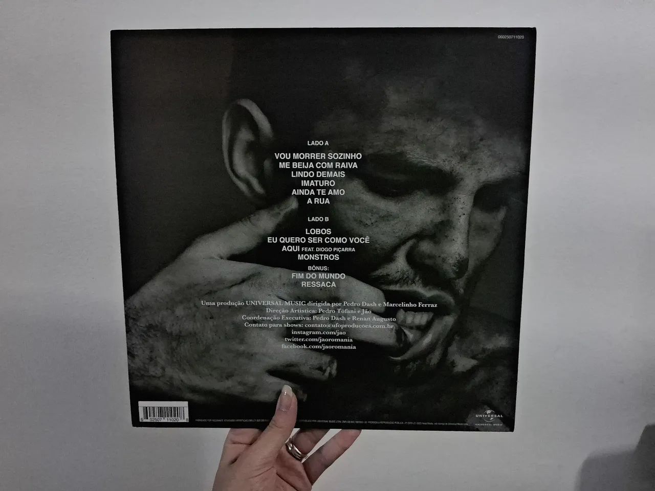 Lp Jão - Lobos ( Com Carta ) (Usado) - Foto 2