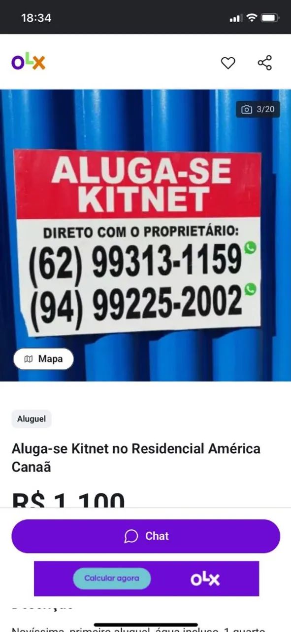 Aluga-se Kitnet Canaã dos Carajás  - Foto 3