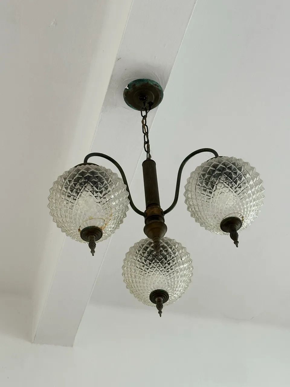 Lustre antigo bico de jaca - Foto 3