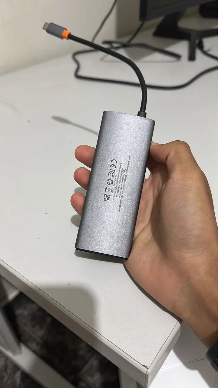 Hub Baseus 5 em 1 - USB Tipo C, HDMI 4K e 3 entradas USB 3.0 - Foto 3