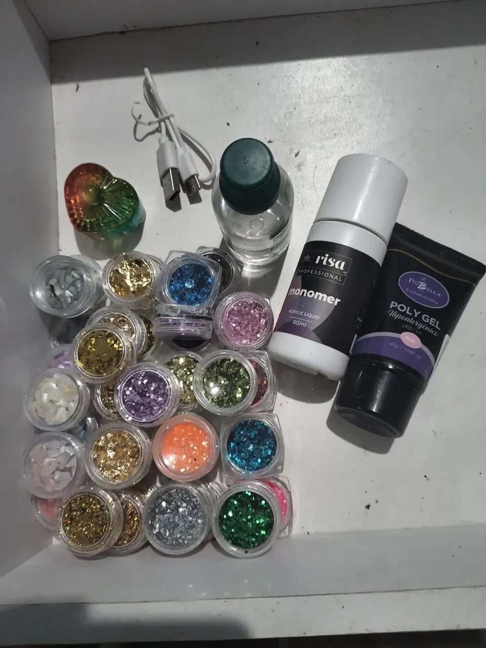 Material manicure e nail designer completo - Foto 2