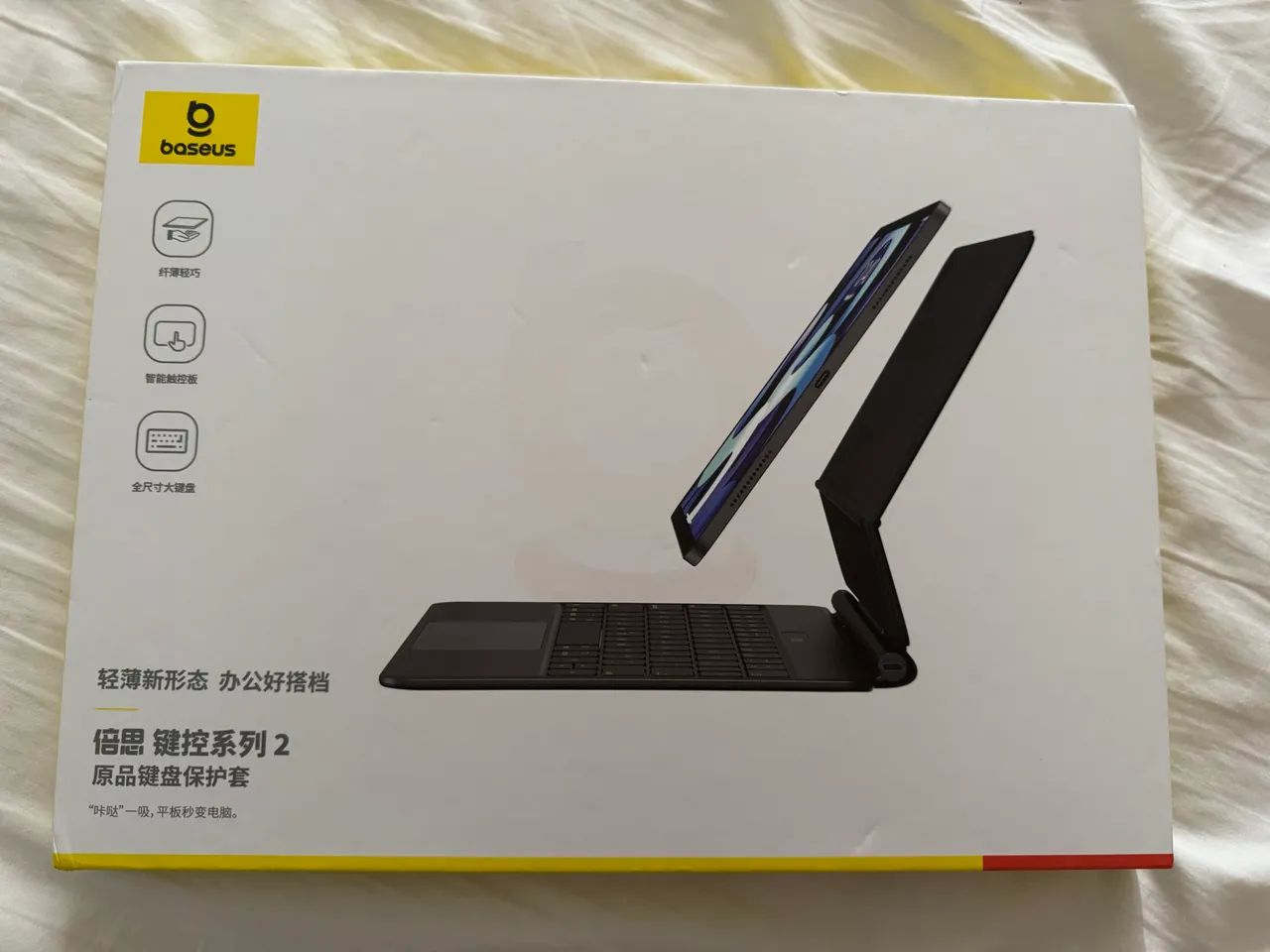 Capa Teclado Baseus Ipad Pro 12.9 Tipo Magic Keyboard Trackpad - Foto 2