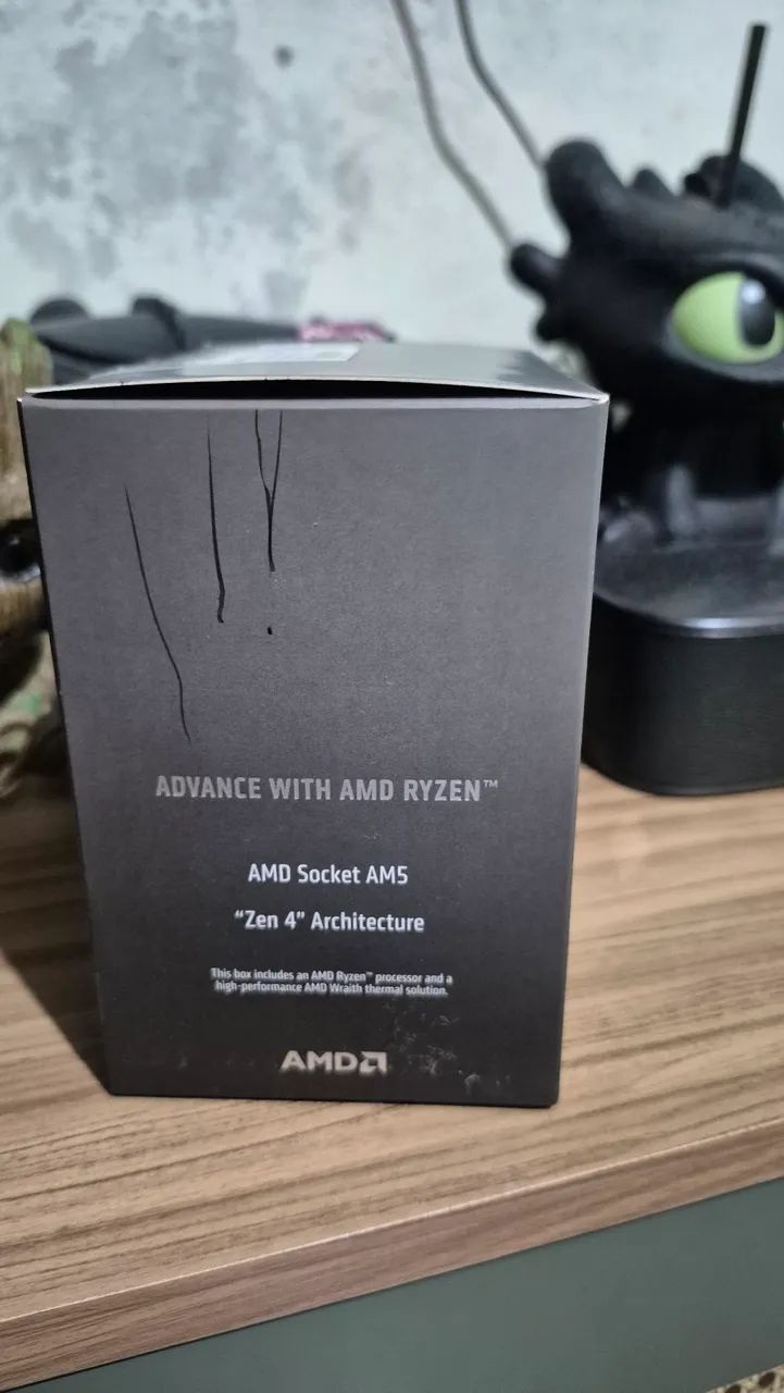 Processador Ryzen 7 8700f novo com cooler original  - Foto 3