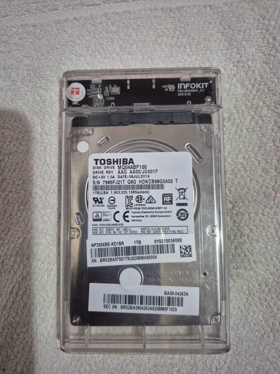 HD externo 1TB Toshiba