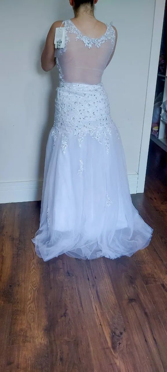 VESTIDO DE NOIVA NUNCA USADO  - Foto 5