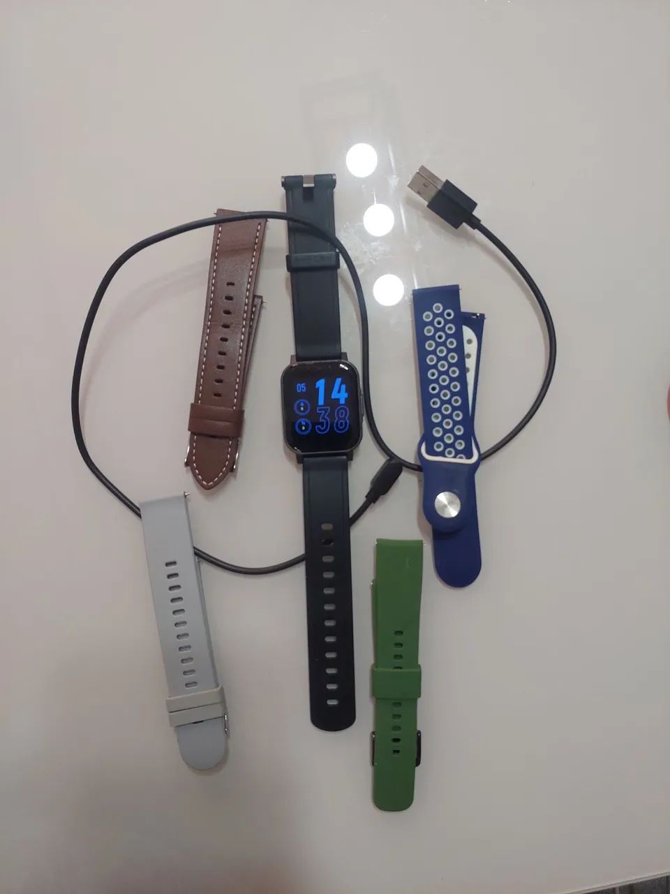 Relógio smartwatch com 5 pulseiras. PROMOÇÃO.  - Foto 5