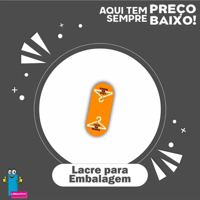 Lacre de Embalagem Personalizado - O toque final que valoriza sua embalagem. - Foto 3