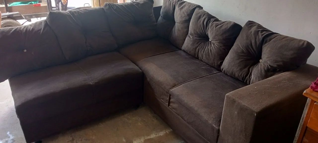 Vendo conjunto sofá com poltrona  - Foto 4