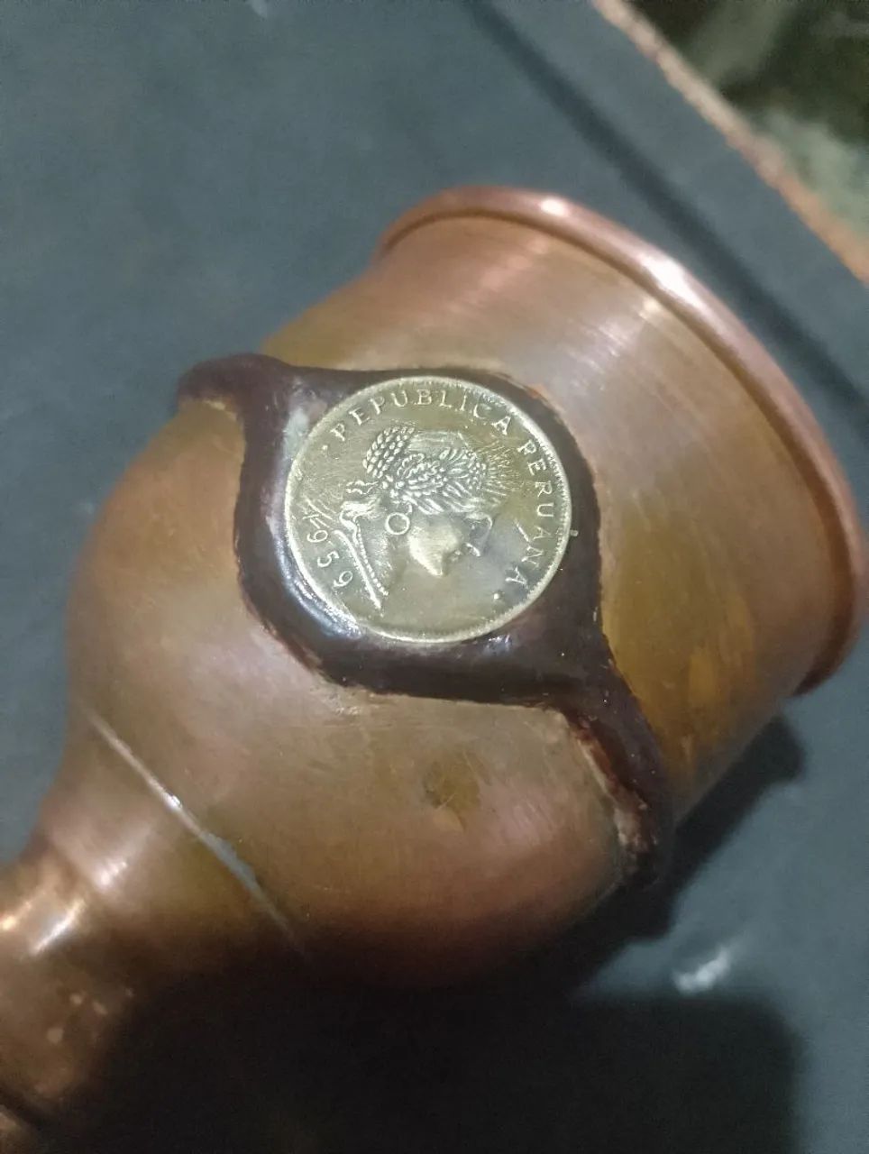 Cálice de cobre ( antiga) - Foto 2