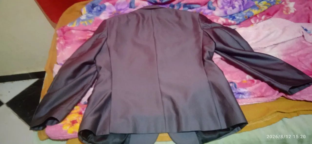 paletó blazer prateado - Foto 3