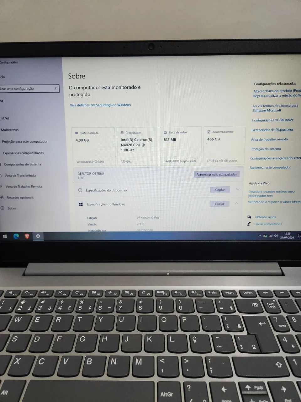 Notebook Lenovo Ideapad - Foto 5