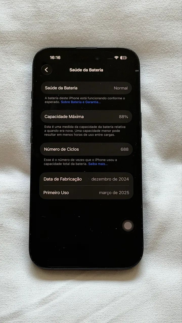 iPhone 15 - 256GB Preto ZERO - Foto 3