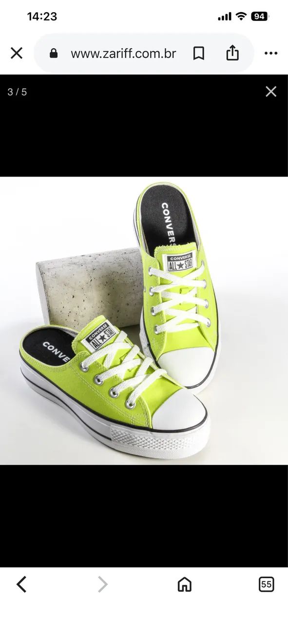 Mule converse plataforma (37) - Foto 3