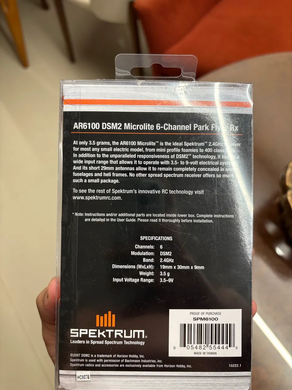 Receptor Spektrum AR 6100 DSM2 original  - Foto 2