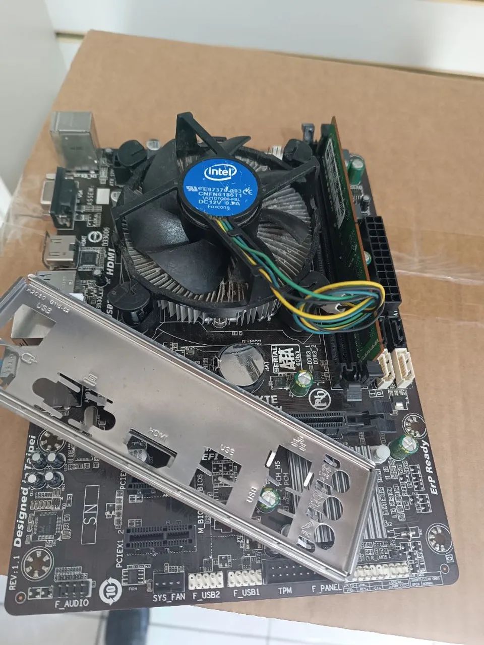 Kit Gamer de Entrada - Placa c/ Processador e Memória  - Foto 2