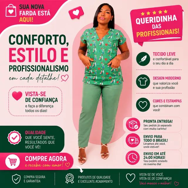 scrub pijama hospitalar