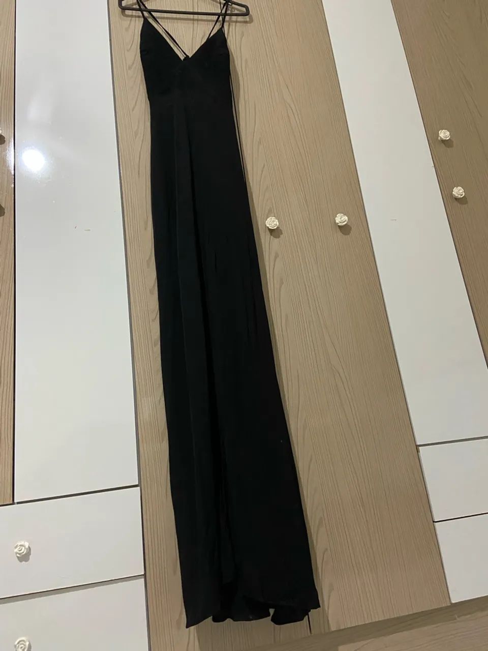 Vestido longo de festa preto - Foto 2