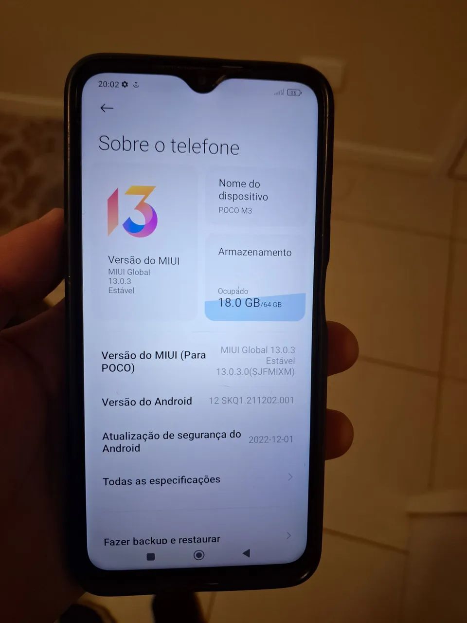 Celular POCO M3 64 gb - Usado - Foto 2