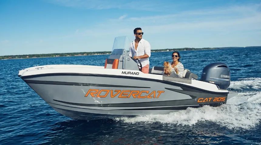 Barco Lancha Catamarã 19 pes 2027 Mercury 100HP - Foto 5
