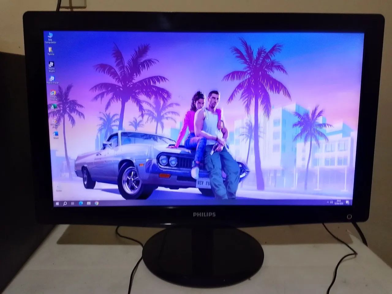 Monitor 22.6 polegadas Philips Led