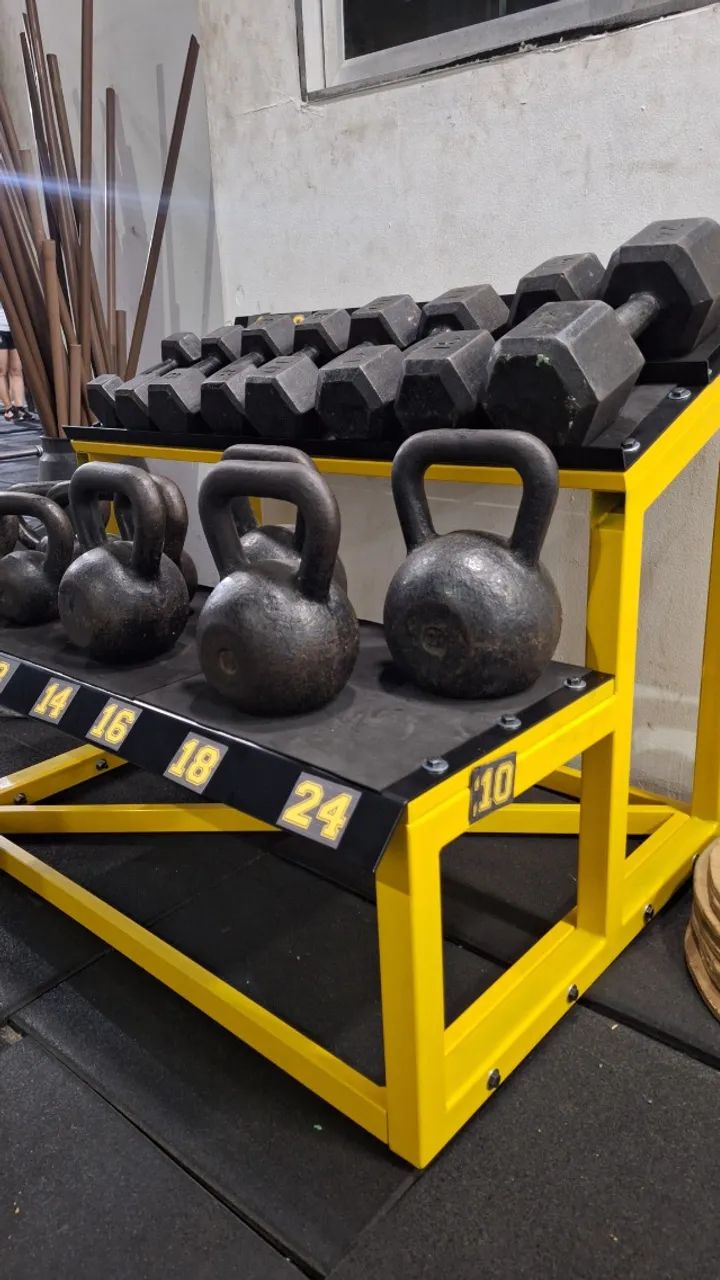 Suporte para Halter e Kettlebell - Foto 4
