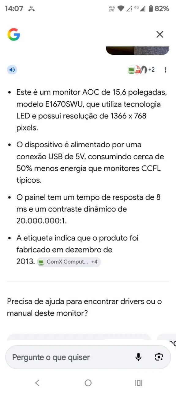Tela para computador 15,6 nova - Foto 4
