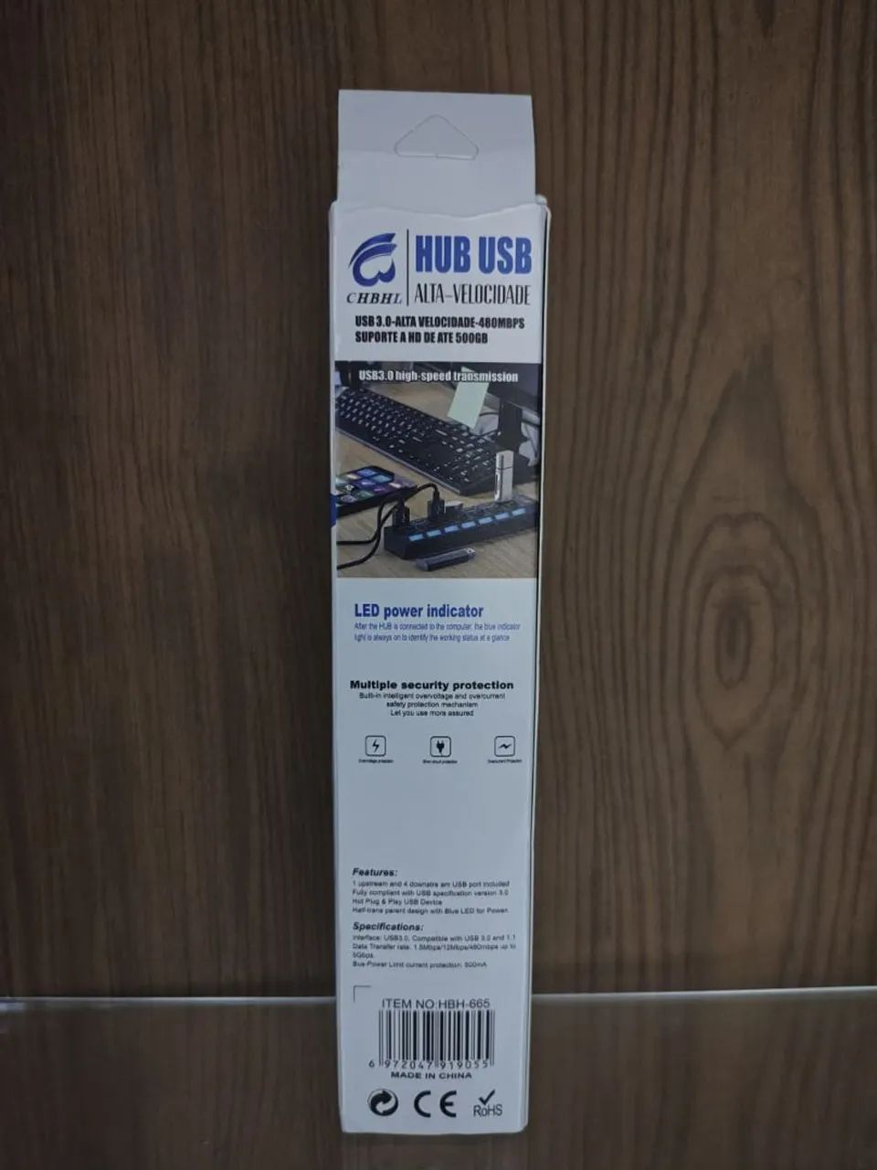Hub Usb, extensor - 7 portas com switch's - Novos - Foto 3