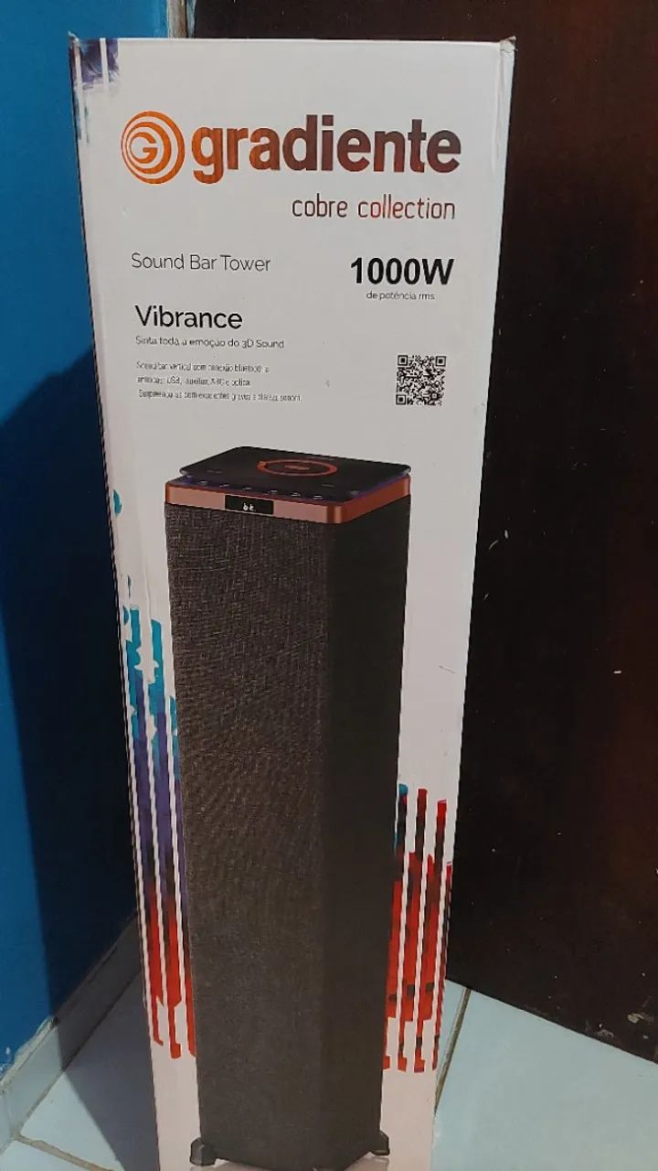 Sound bar torre gradiente cobre collection 