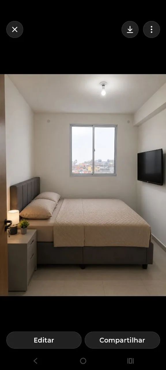 Quarto individual mobiliado em AP R$ 800,00