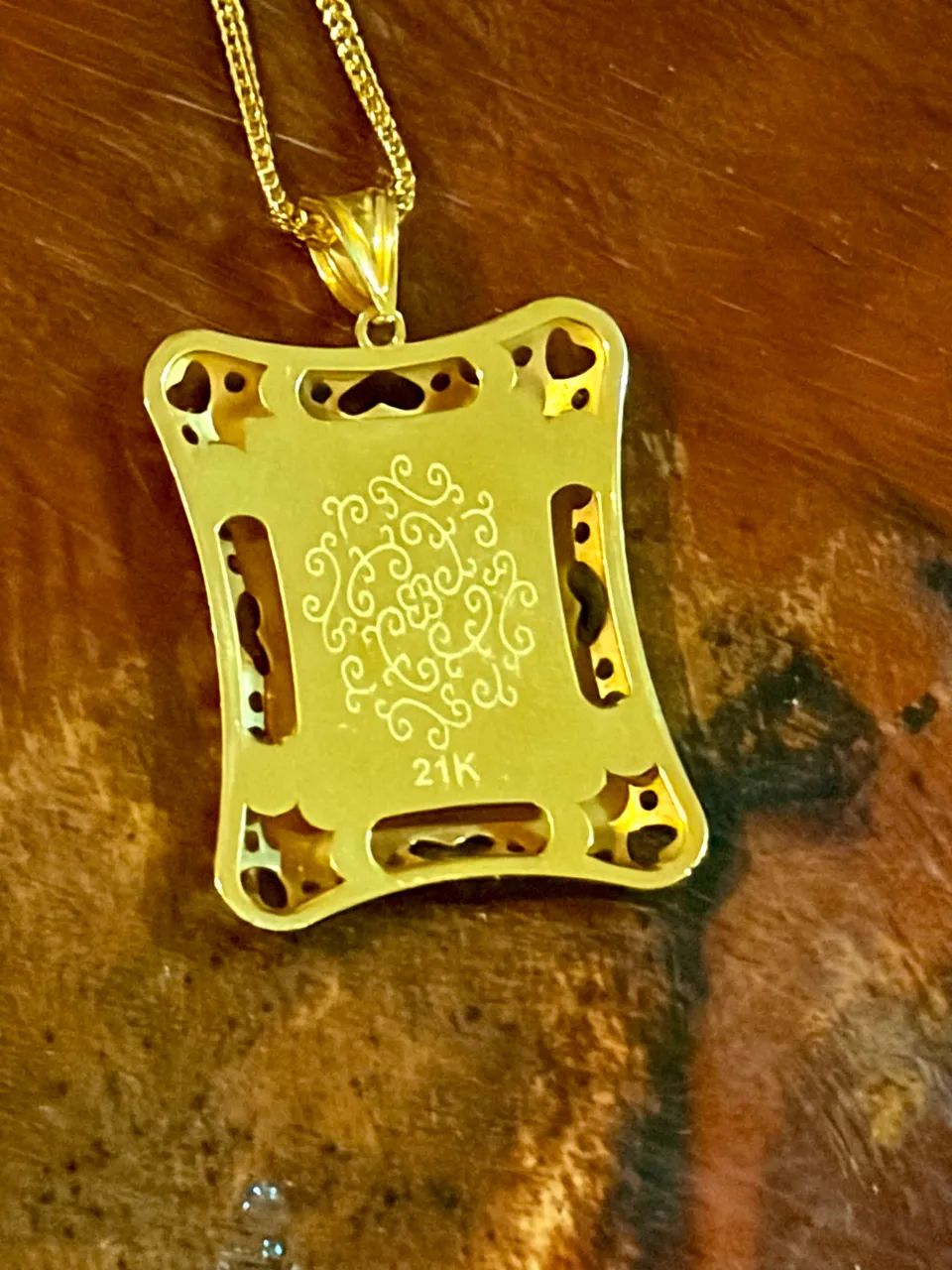 Colar de ouro 21k árabe  - Foto 3