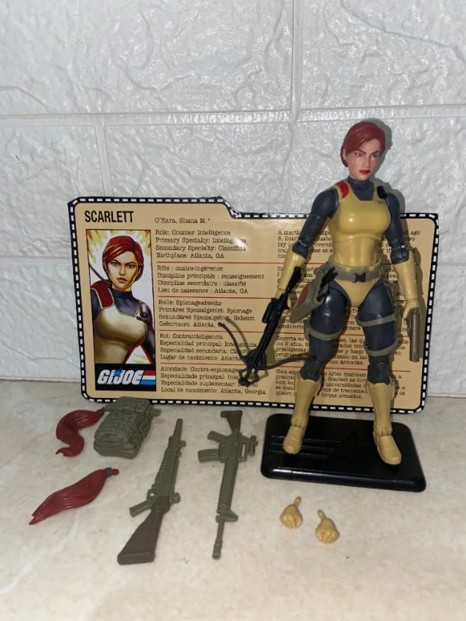 Scarlett Gi Joe Classified Series Retro Cardback