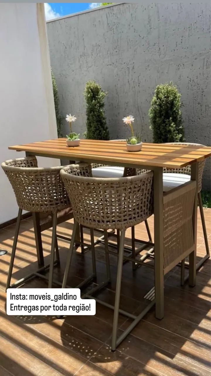 Banquetas e conjuntos bistrôs  - Foto 4