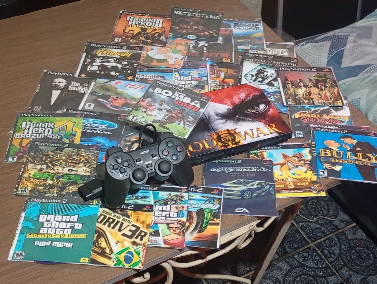 Playstation 2 com 30 jogos  - Foto 4