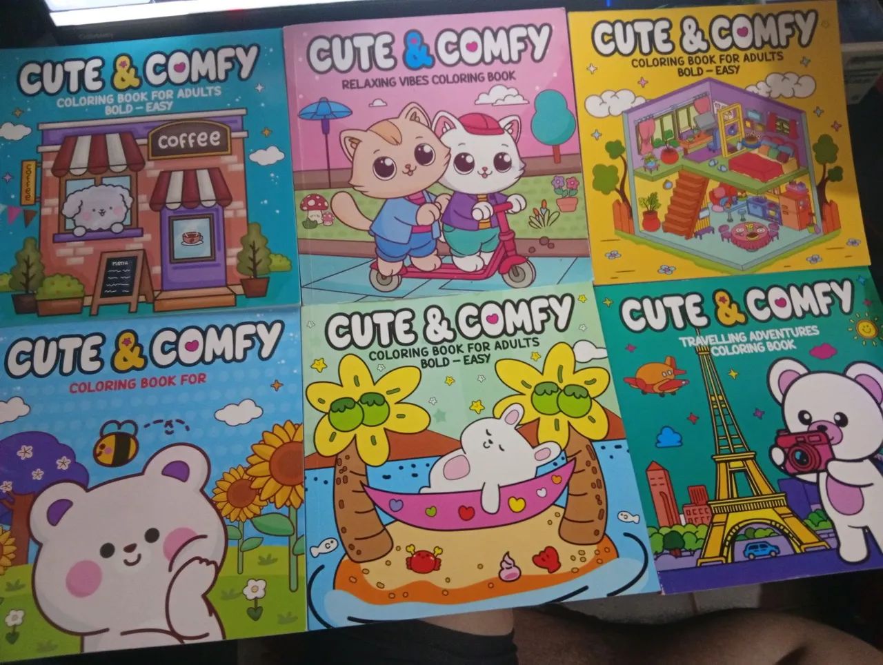 (TROCO) Kit 168 canetinhas markers Touch + 6 livros de colorir Cute & Comfy - Foto 4