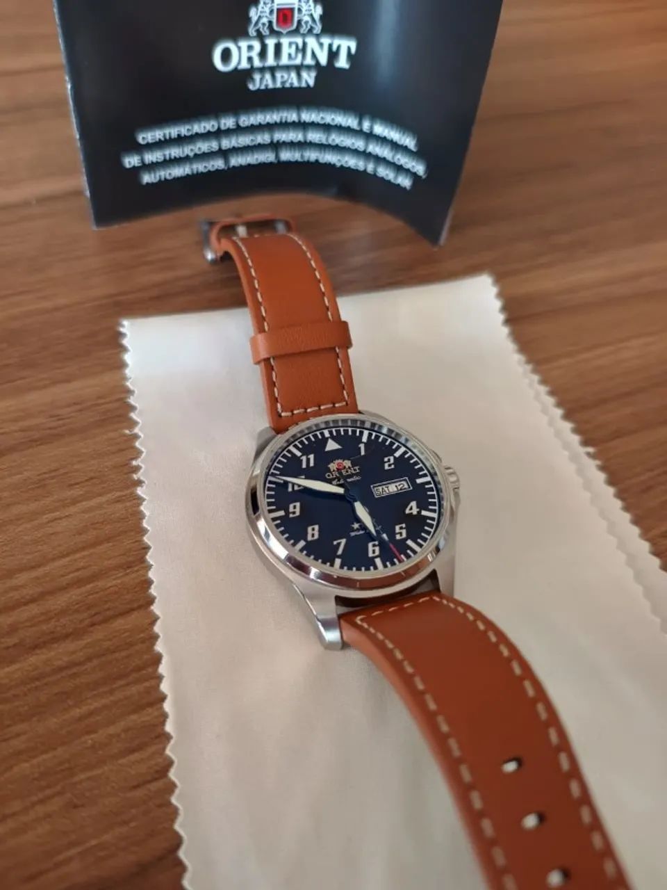 Relógio Automático Orient 3 Stars Air Pilot - MODELO YN6SC010-P2MX - Foto 2